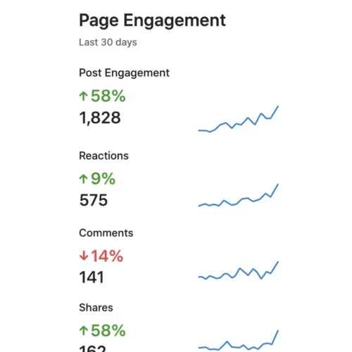 Digital marketing case study with improved engagement rate