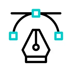 Graphic designing services icon