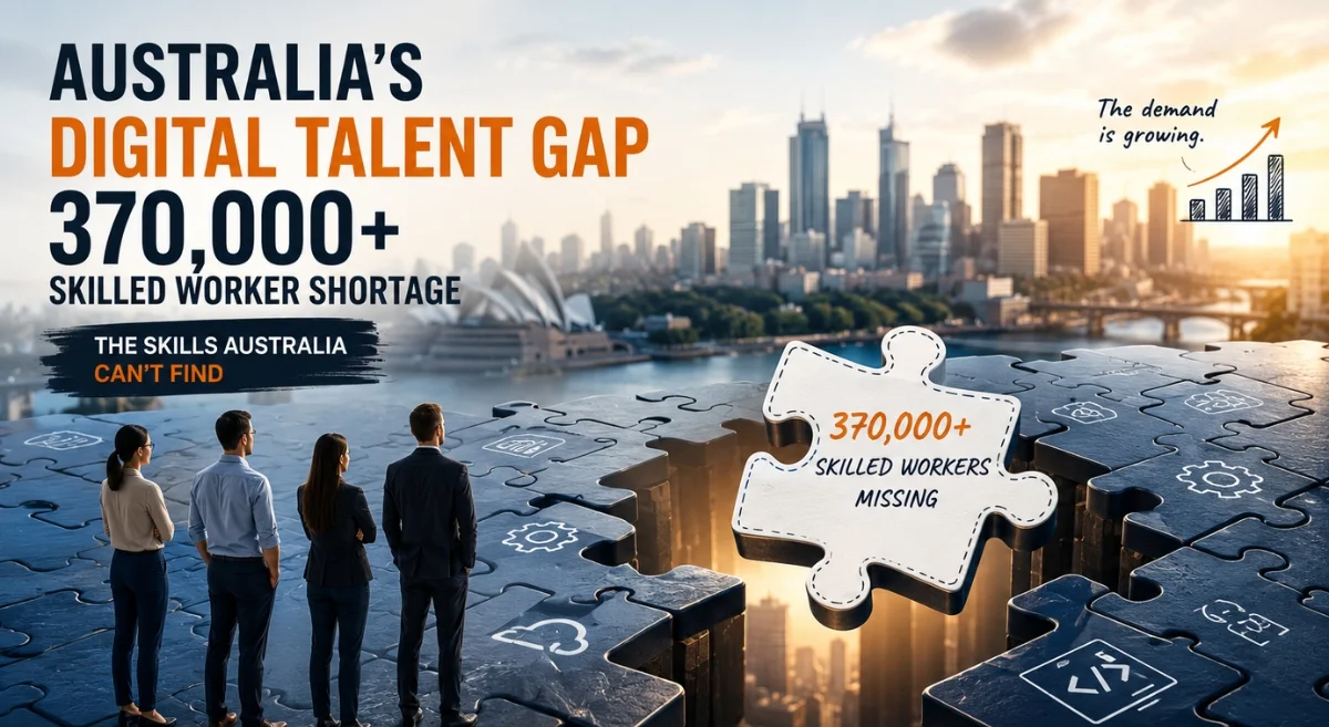 Australia’s Digital Talent Gap: What 370,000 Missing Workers Mean for Your SME
